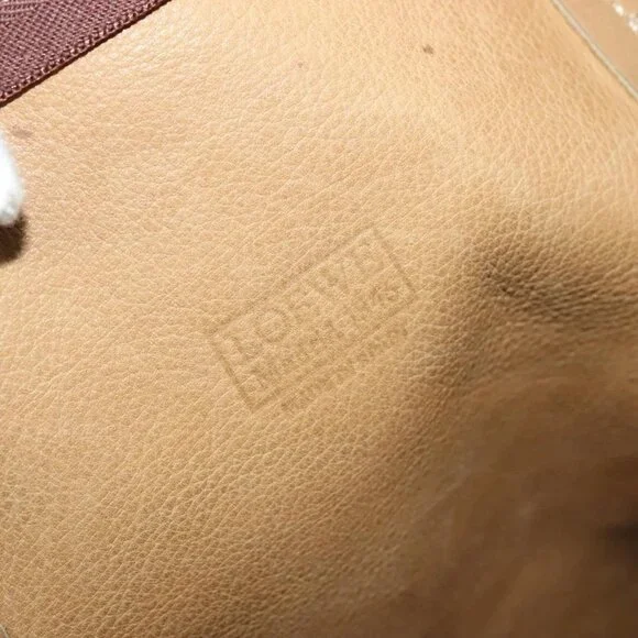 LOEWE Anagram Boston Bag Suede Brown Gold - Picture 11 of 16